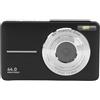 Brrnoo Fotocamera Bambini 44MP con Zoom e Design Leggero | Scatto HD portatile, materiale antiurto per esplorazioni, regalo creativo, video FHD, usb ricaricabile, memory card slot