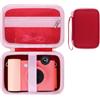 RIYADAone Custodia per KODAK Smile+ Fotocamera istantanea digitale 2-in-1 | Resistente agli urti, Portatile Viaggio, Tasche a rete interne per accessori, per viaggi, Fotocamera istantanea Duro Caso