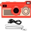 Yanmis Videocamera Portachiavi, Mini Fotocamera Retrò 12M, per Regalo | Registrazione Video 2K, Schermo Touch da 1,47 Pollici, Messa a Fuoco Automatica, Luce LED Integrata, per Principianti,