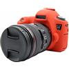 Market&YCY Custodia protettiva in silicone per fotocamera protettiva della fotocamera professionale, Per Canon 6D - Rosso