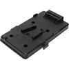 Tbest V Mount Batteryv Batteria, Altri Accessori per Fotocamera, Adattatore per Piastra Posteriore Batteria per V Mount V Lock Batteria per Luce Video Fotocamera DSLR