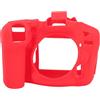 Akozon Copertura Morbida Non Slittata di Silicone Protettivo della Fotocamera per Accessori Fotografici D7200 (rosso)