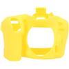 Akozon Copertura Morbida Non Slittata di Silicone Protettivo della Fotocamera per Accessori Fotografici D7200 (YELLOW)