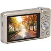 KIMISS Fotocamera Digitale HD 4K da 58 MP per Adolescenti con Messa a Fuoco Automatica Fotocamera Tascabile Compatta per Vlogging di Viaggio (GOLD)