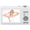 Tbest Fotocamera Digitale 4K, Fotocamera Dual Screens 4K 48MP Digital Compact Camera da Fotografia di Viaggio Zoom Digitale 16x 16x Fotografia
