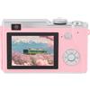 Elprico Fotocamera Digitale, Fotocamera da Vlogging 4K per YouTube, 16x Zoom Anti Shake, Point e Shoot Digital Camera con Luce di Riempimento, Schermo (64GB)