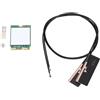 Yanmis AX201NGW WiFi Card, Scheda Wireless da 3000 Mbps per 11, con Bande a 5 GHz, 5 GHz, Supporta la Tecnologia MU MIMO, 5.0 Technology, Supporta WiFi 6 (Costruito in antenne)
