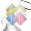 Generic Confezione da 6 panni in microfibra per la pulizia degli occhiali, salviette per lenti per occhiali, schermi, fotocamera e altro ancora, rosa, giallo, verde, bianco, grigio, blu, nero