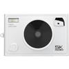 Akozon Fotocamera Digitale 5K 72MP Anteriore Posteriore Doppia Fotocamera Schermo IPS da 2,8 Pollici Fotocamera Compatta con Filtri per Effetti Speciali Fotografia Al Rallentatore (WHITE)