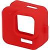 ciciglow Custodia Protettiva in Silicone per Fotocamera, per Hero11 Mini Custodia Morbida Morbida per Fotocamera Custodia Protettiva Lavabile Rimovibile Accessori per Fotocamera (rosso)