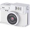 Zunate Piccola Fotocamera Portachiavi Retrò, 32GB 1080P 2MP Schermo a Colori da 0,96 Pollici Connessione di Tipo C Fotocamera Per Scattare Foto con 4 Filtri Flash LED OTG per Telefono (WHITE)