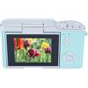 Generic Fotocamera Digitale per Fotografia e Video, Portatile da 48 MP CCD Fotocamera CCD da 2,4 Pollici Scherma di Flip HD 18x Zoom Digitale con Batteria da 800 MAh per i Selfies di