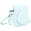 Elprico Mini Borsa Protettiva per Fotocamera Istantanea, Custodia per Fotocamera in PU con Tracolla Regolabile, Applicabile per Fotocamera Fuji Mini 12 (Menta verde)