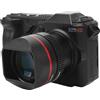 Plyisty Fotocamera Digitale 5K, Fotocamera per Vlogging WiFi 50MP con Schermo da 4 Pollici, Zoom Ottico 10X Fotocamera Compatta per Visione Notturna a Colori per Fotografia Video
