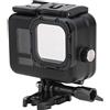 Topiky Custodia subacquea per action camera, 60 m/196.85ft impermeabile per action camera 8 Action Camera, colore: Nero
