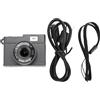 Yctze Portachiavi con Micro Videocamera HD 1080P Minuscolo Portachiavi con Schermo da 1,14 Pollici per Selfie Scolastici da Viaggio All'aperto (GREY)