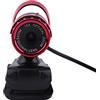 Bewinner Webcam con Microfono, 12.0 M Pixel Supporto Fotocamera USB 2.0 XP/win2003/win7/win8/Vista 32 Bit, HD 360 ° con Rotazione del Supporto Videocamere(Rosso)