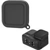 Fututech Coperchio dell'obiettivo per Insta360 Ace Pro - Custodia in silicone per fotocamera azione con cappuccio per obiettivo accessorio (nero)