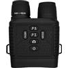 LMHOME Binocolo per visione notturna a infrarossi 4K con zoom 10x - Visione notturna per caccia/campeggio (NVG) - Funzione termica ricaricabile - Regalo elettronico per uomini (marito/padre)