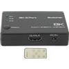 Tbest Ignal Switcher Segnale Splitter Interruttore Segnale Selettore Segnale H, 4K 120Hz 8K 60Hz 3 In 1 Out Selettore Selettore Uscita Ultra Hd Porta Splitter Hdr Hdcp2.3