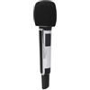 Tbest Microfono Dinamico Wireless Professionale Ad Alta Prestazione Karaoke Cantante per Esibizioni Teatrali Trasmissioni in Diretta Addominali in Metallo