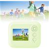 GOWENIC 1080p HD Lens 6x Zoom Stampa Istantanea Funzioni di Gioco Mp3 per Fotocamera Digitale, 20 Fotogrammi, 5 Filtri, 48 MP, ABS LI Batteria 1300 MAh 128 GB, per un Natale di (GREEN)