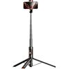 Bewinner Tripode Selfie Stick per Smartphone, 31-146 Cm Stick Selfie Stick con Remoto Bluetooth, Treppiede di Viaggio Pop-up Automatico per la Registrazione Video Fotografica