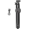 CHICIRIS Treppiede per Selfie Stick, Supporto per Telefono Regolabile da 2,5 a 3,7 Pollici, Rotazione a 360°, Inclinazione a 225°, Portatile Estensibile, con Supporto Rimovibile, per 16