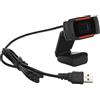 SUNGOOYUE Fotocamera Web 720P, Webcam HD con Microfono a Cancellazione di Rumore e Base Multifunzionale, per Monitor di Computer Mac