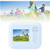 GOWENIC 1080p HD Lens 6x Zoom Stampa Istantanea Funzioni di Gioco Mp3 per Fotocamera Digitale, 20 Fotogrammi, 5 Filtri, 48 MP, ABS LI Batteria 1300 MAh 128 GB, per un Natale di (BLUE)