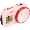 Bewinner Doppi Schermi Fotocamera Digitale per Fotografia, Telecamere Vlogging da 64 MP 2,8 Schermata con Zoom Digitale 18x, Videocamera Video AutoFocus Compatta per Viaggi (PINK)