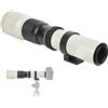 CHICIRIS Manuale Focus TelO-Lens 500 Mm F8-F32 per Fotocamera, Rivestimento Multistrato MC, per la Fotografia per Eventi Sportivi