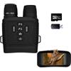 LMHOME Binocolo per visione notturna a infrarossi 4K con zoom 10x - Visione notturna per caccia/campeggio (NVG) - Funzione termica ricaricabile - Regalo elettronico per uomini (marito/padre)