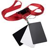 Yctze Bianco BLACO 18% Grigio Colore Bilancia Bilancia Carta Grigia Digitale con Cinghia DSLR NECCOLA DSLR Bilancio Bianco Accessorio Fotografico