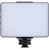 ZJchao Luce per Selfie a LED, 72 Chip LED Illuminazione Fotografica 3000-9900K Luce Video Ricaricabile Sulla Fotocamera con Supporto per Slitta Calda Filettata 1/4, Luce di