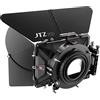 JTZ DP30 4 x 5,7 Cine fibra Mattebox full-optional Matte Box con 15 mm/19 mm asta adattatore per DSLR Video DV Camcorder Nikon D750 D850 D810 Canon 5D Mark II III IV 6D mk2 Sony A9 A7 II III A7SRII