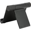 RIZGHWOY Supporto per Telefono, Lega di Alluminio, Supporto per Tablet Girevole e Pieghevole, Regolabile a 180 Gradi per Uso Domestico e in Ufficio (BLACK)