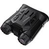 Tosuny Occhiali per la Visione Notturna, Binocolo Digitale per la Visione Notturna con Schermo LCD da 2,4, Zoom Digitale 16X, Video 4K e Foto da 48 MP, Batteria Ricaricabile da 3000 (BLACK)