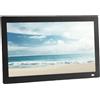 Bewinner Cornice Digitale da 14 Pollici, Cornice Digitale WiFi con Memoria da 32 GB, Schermo LED FHD 1366x768, da Tavolo e Montaggio a Parete, Condividi Foto o Video Istantaneamente (Spina europea)