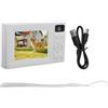 Yctze Telecamera Portatile da 48 MP Dual Lens Focus Auto Focus Retrò per Home and Outdoor 8x Digital Zoom da 2,4 Pollici Schermata HD