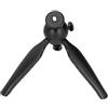 Tbest Supporto Telefonico Tripode Compatto Mini Desktop Portatile per Mobile DSLR Telecamera Selfie in Plastica Trasmessa da 18,5 Cm (BLACK)