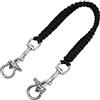 KIMISS Cordino per Fotocamera Subacquea - Accessorio Resistente Alla Corrosione e Girevole a 360° per la Fotografia Subacquea con Gancio in Acciaio Inossidabile (BLACK)