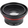 Bewinner Obiettivo Super Grandangolare 0,39X, Obiettivo Macro Grandangolare Full HD con Clip per Telefono da 37 Mm per Videocamera, Fotocamera DSLR, Telefoni Cellulari