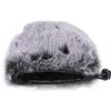Tbest Microfono Furry Parature Muff Muff Condenser Coperchio Antivento per Eventi Esterni per Interni
