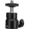 Tbest Piccola Testa a Sfera a 360 Gradi a Rotazione a Rilascio Rapido Adattatore Calda Adattatore Testa per il Telefono Film Light Photography Studio