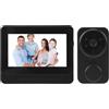 Gugxiom di Videocitofono, Monitor Kit Campanello Videocitofono Wireless, Citofono con Telecamera IR per Interni Ed Esterni, Monitoraggio di Supporto, Citofono Bidirezionale per