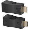 Generic Extender a RJ45 Ripetitore Lossless 1.4 3D 1080P Fino a 30 M Ideale per Convertitore Cat6 per Ufficio e Scuola