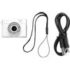 Yctze Portachiavi con Micro Videocamera HD 1080P Minuscolo Portachiavi con Schermo da 1,14 Pollici per Selfie Scolastici da Viaggio All'aperto (SILVER)