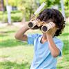 Tnfeeon Telescopio Binoculare Teatrale, Ottica 3X25 per Visione Interna, Prisma BAK-7, Campo Visivo 105 M per Donne e Bambini (WHITE)