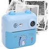 Bewinner Fotocamera a Stampa Istantanea per Bambini, Videocamera Digitale HD da 50 MP 1080P, Fotocamera Digitale con Zoom Digitale 16x con Schermo IPS HD da 2,4 Pollici, Fotocamera (BLUE)